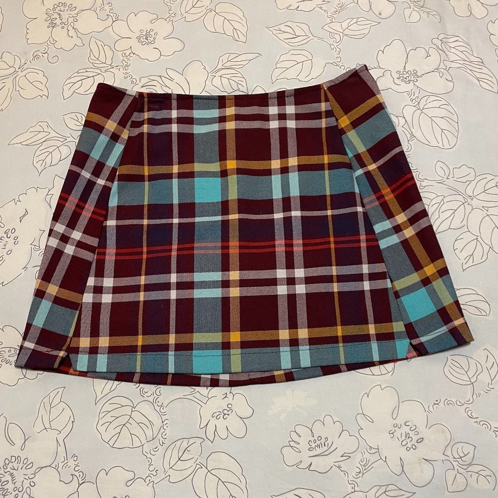 Plaid Miniskirt